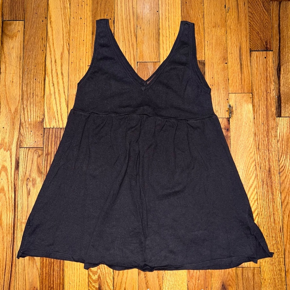 vintage brown cashmere tank top